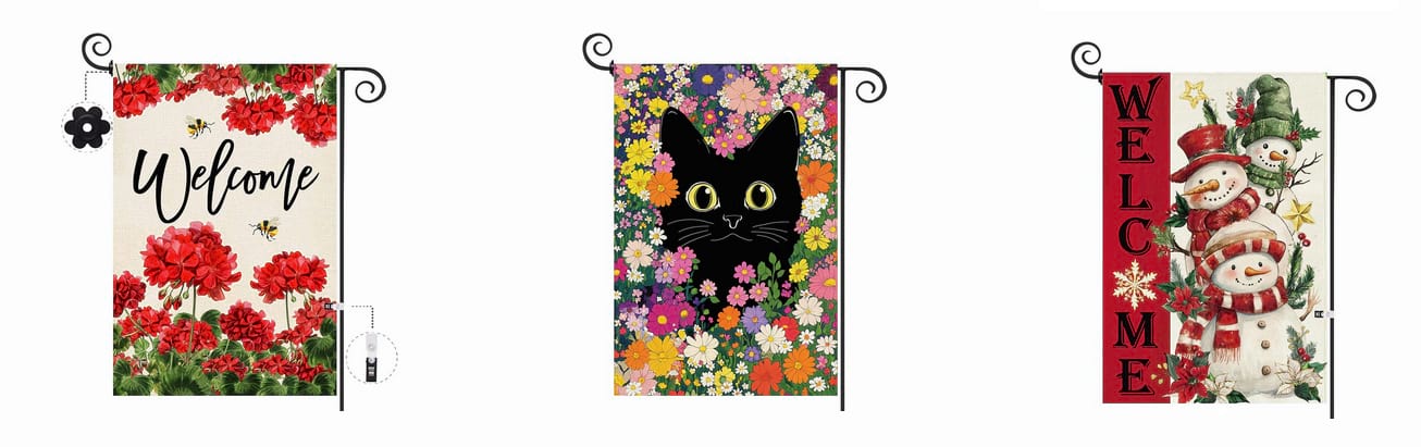 Baccessor Garden Flags